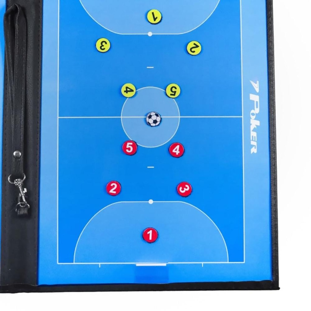 Imagem 3 do produto Prancheta Tática Futsal Poker Magnética Com Imãs e Caneta