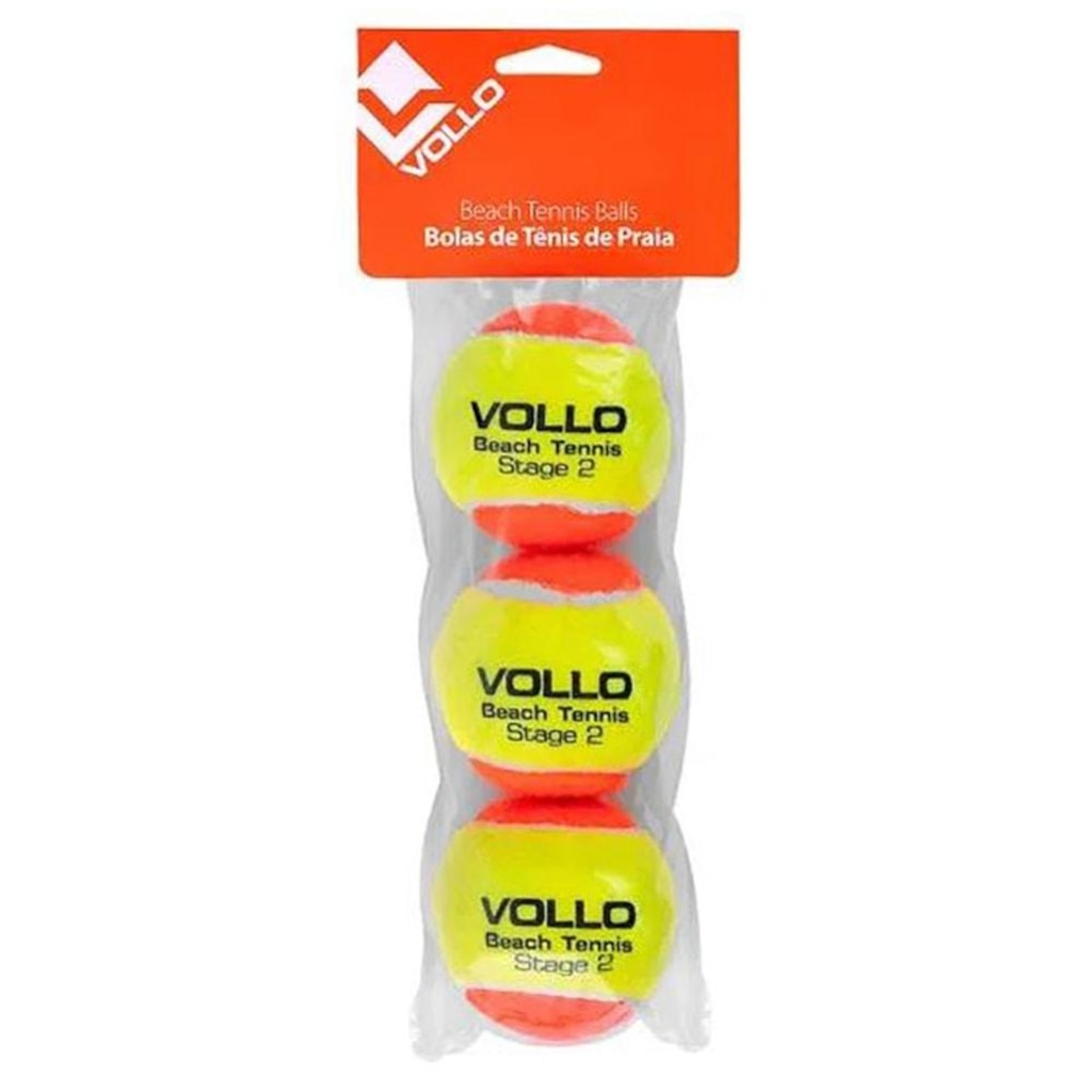 Imagem 3 do produto Bola Beach Tennis Vollo 3 unidades Balls Unissex
