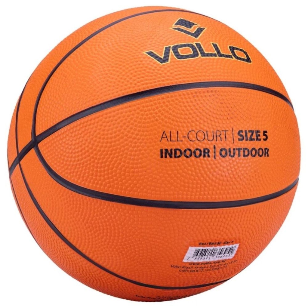 Imagem 2 do produto Bola Basquete Vollo BB500 Tamanho 5 Borracha