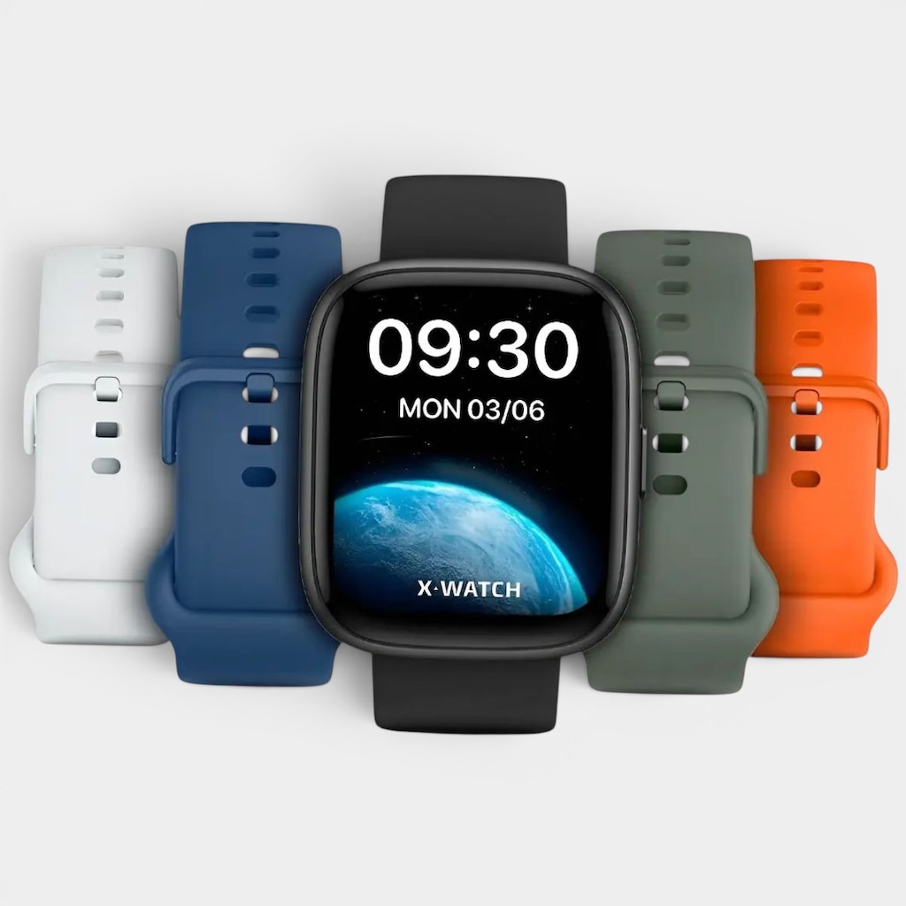 Imagem 3 do produto Relógio Inteligente X-Watch Prisma Smart Watch + 4 Pulseiras de Silicone