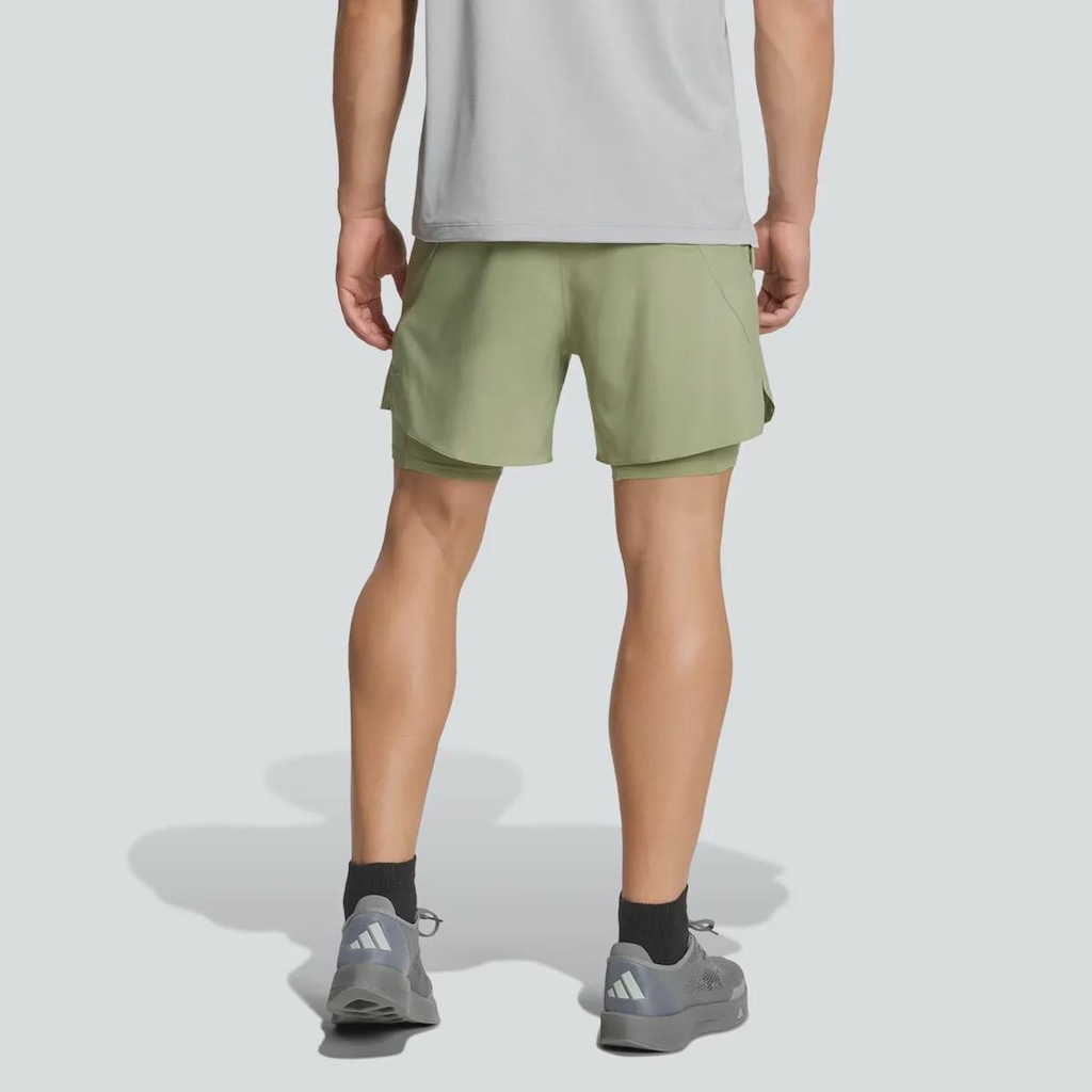 Imagem 2 do produto Short adidas ADI365 2 em 1 Masculino