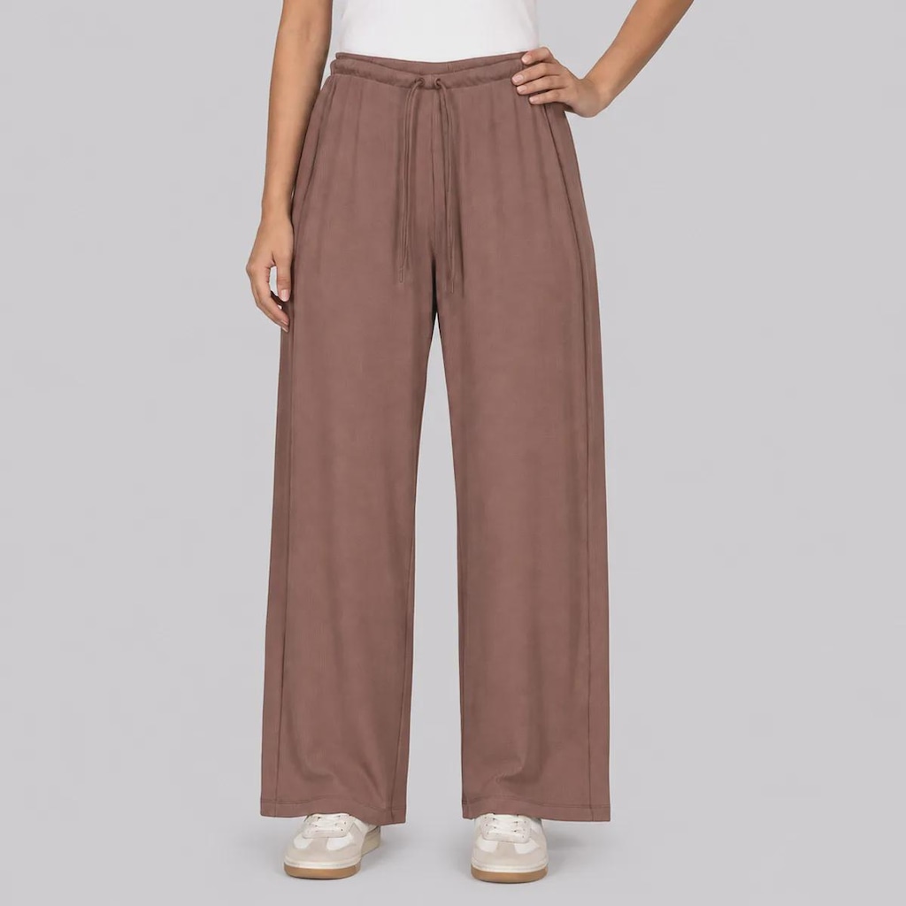 Imagem 1 do produto Calça Fila Reta Rib Feminina