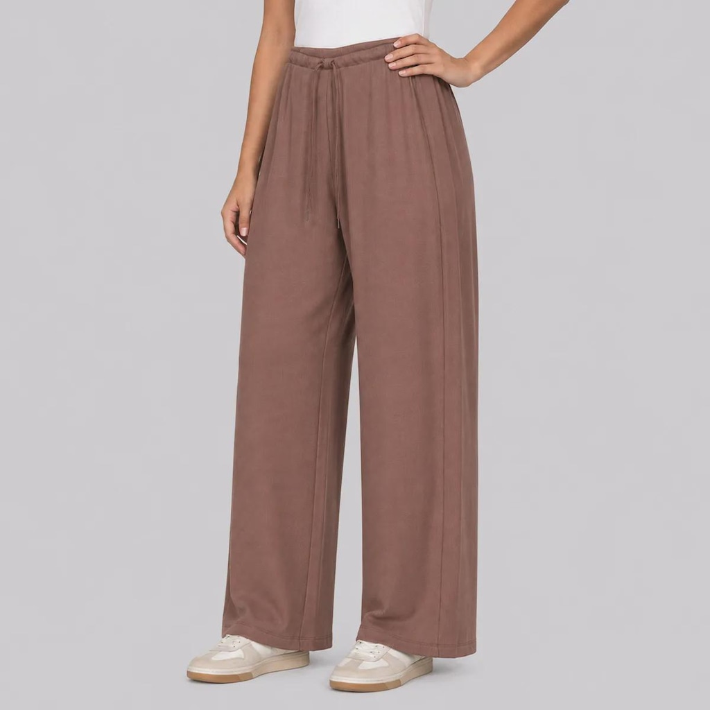 Imagem 2 do produto Calça Fila Reta Rib Feminina