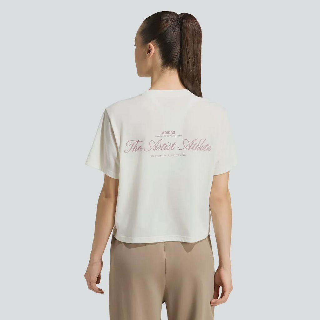 Imagem 2 do produto Blusa Cropped adidas Gráfica Motion Feminina
