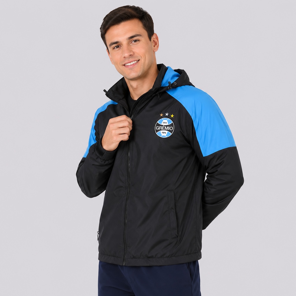 Imagem 2 do produto Jaqueta do Grêmio Parka Solid Masculina