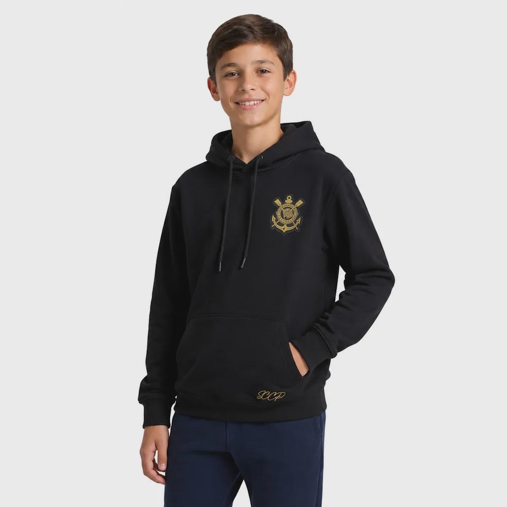 Imagem 3 do produto Blusão de Moletom do Corinthians Logo Infantil