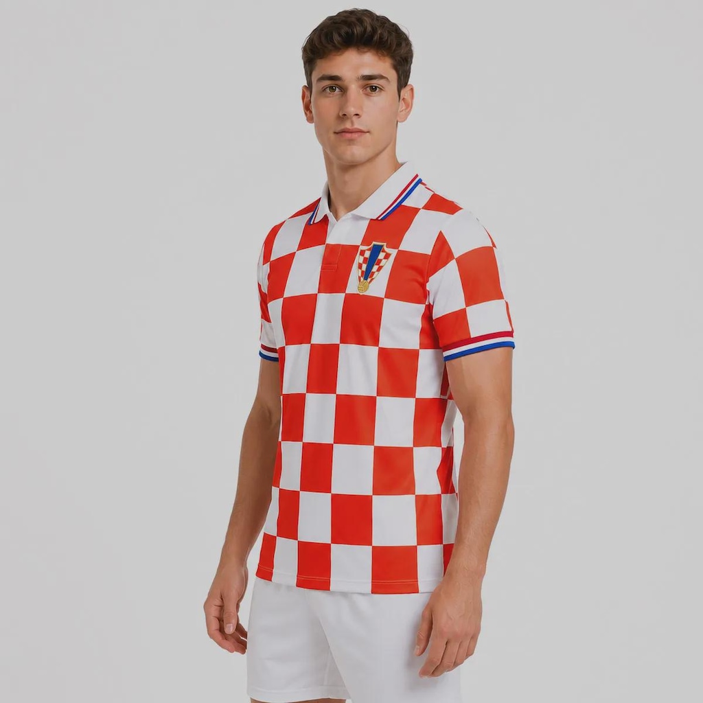 Imagem 3 do produto Camisa Croácia Retrô 1996 Dry Masculina