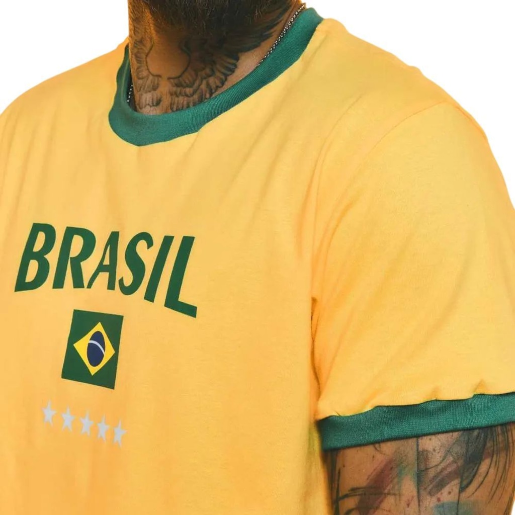 Imagem 3 do produto Camiseta Brasil Puro Braziline Masculino
