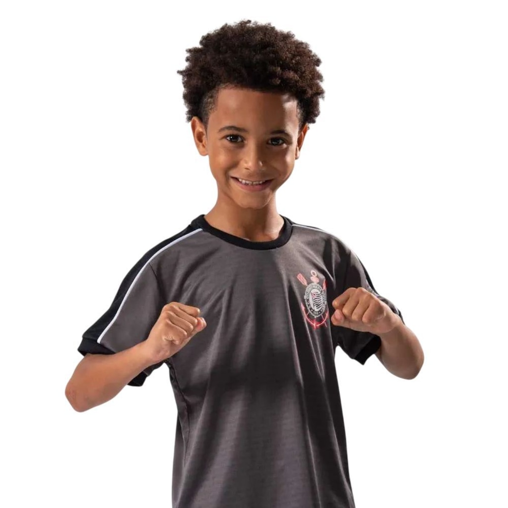 Imagem 2 do produto Camiseta do Corinthians Braziline Mito Infantil