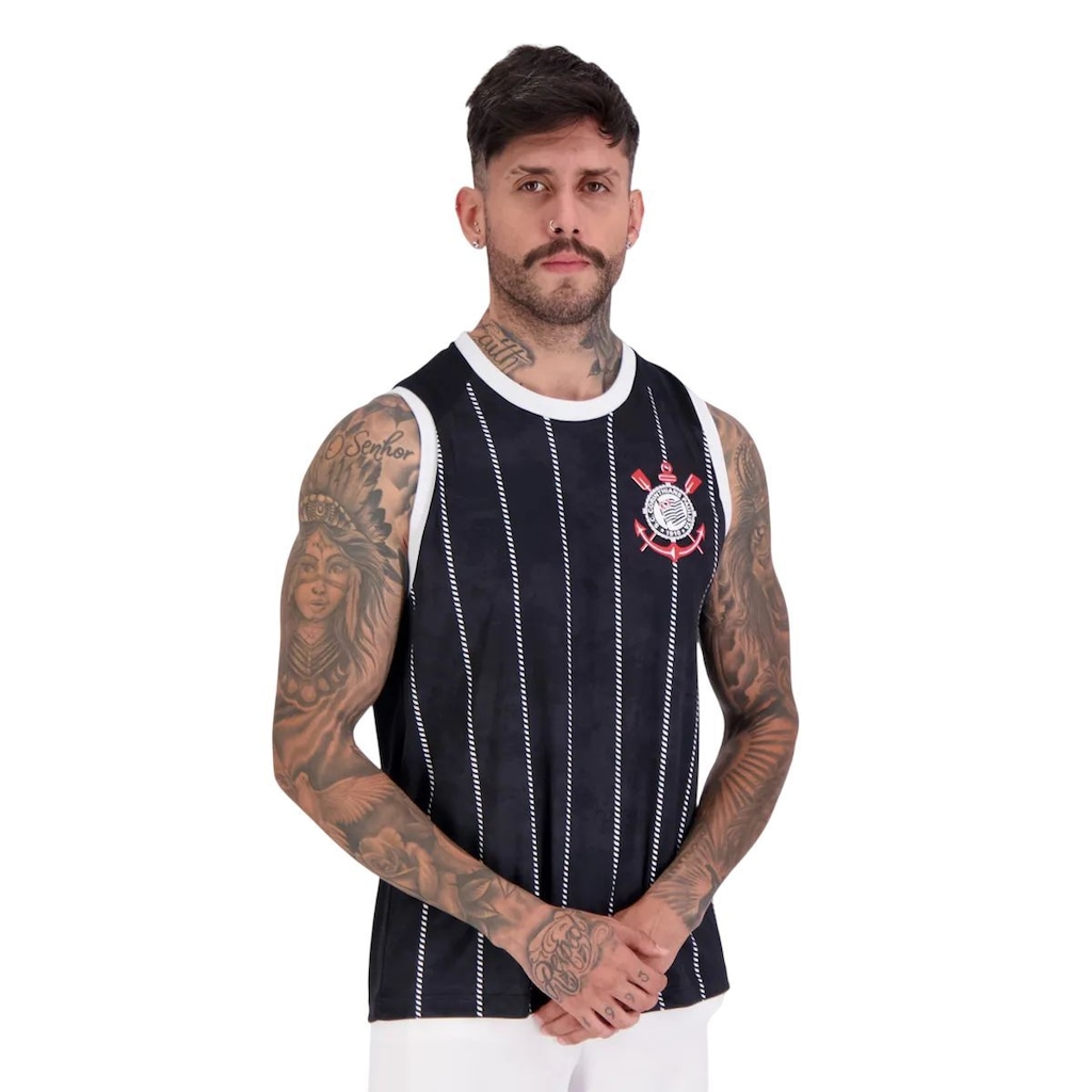 Imagem 2 do produto Camiseta Regata Corinthians Nós Braziline Masculina