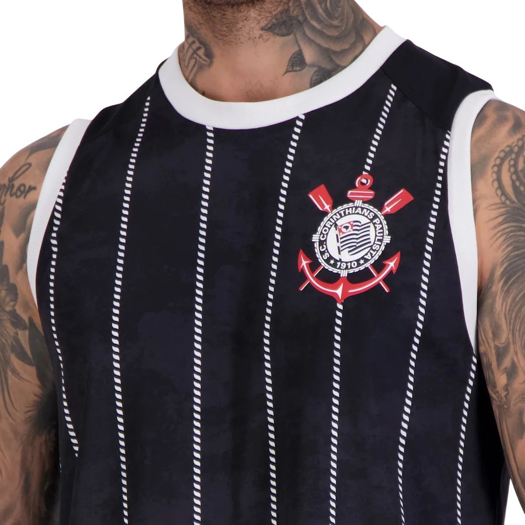 Imagem 4 do produto Camiseta Regata Corinthians Nós Braziline Masculina