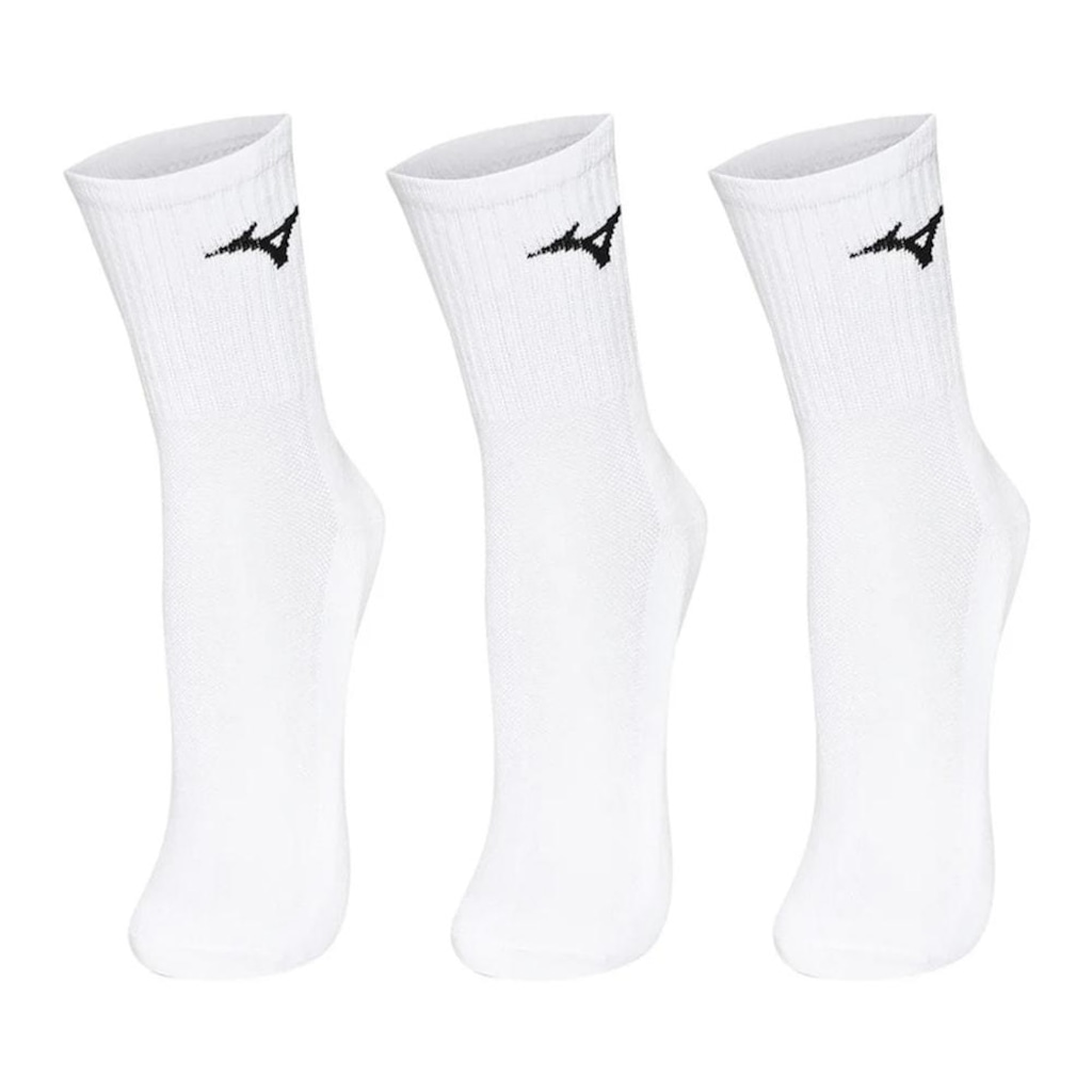 Imagem 2 do produto Kit Meia Mizuno Basic Cano Médio Unissex