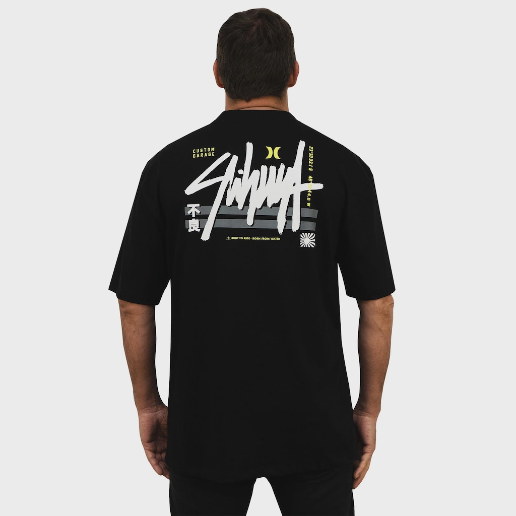 Imagem 2 do produto Camiseta Max Fit Hurley x Shibuya Signature Block Party - Masculina