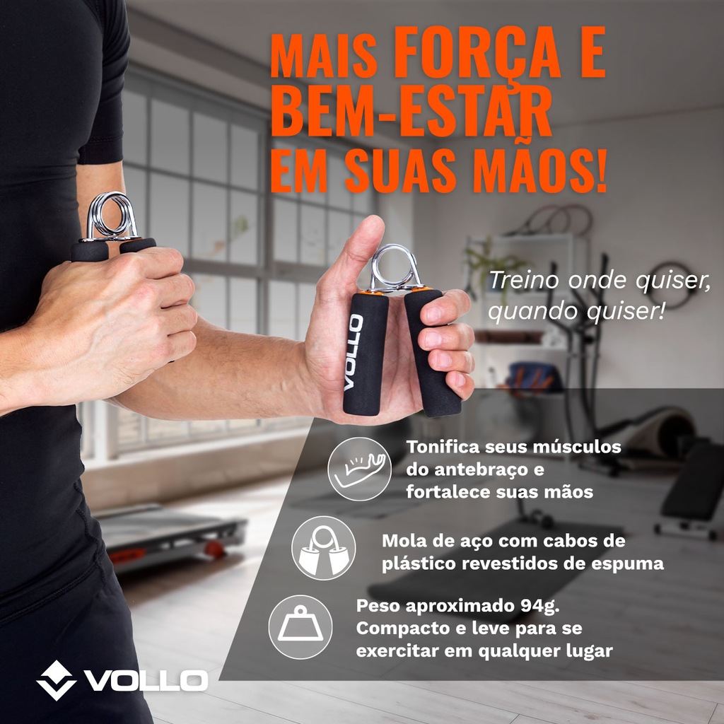 Imagem 2 do produto Hand Grip Com Cabo de Espuma Vollo