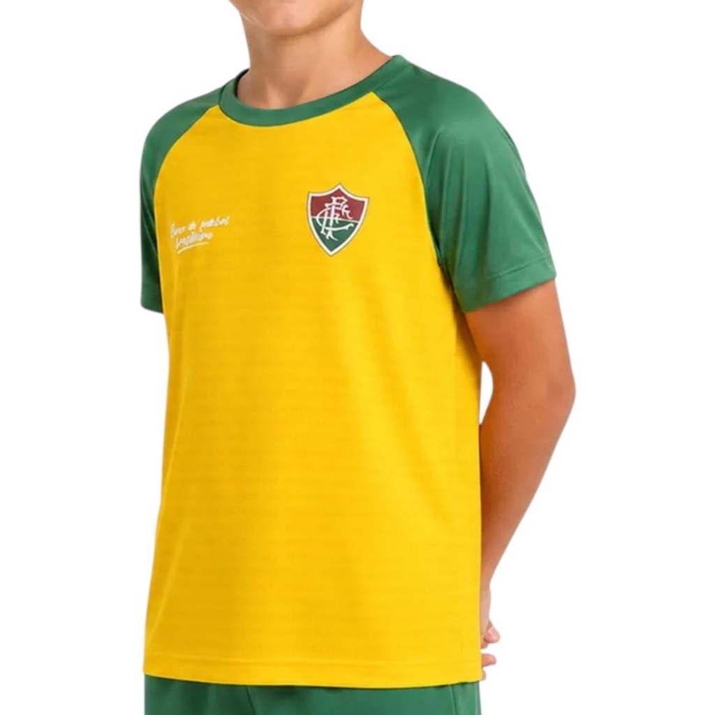 Imagem 3 do produto Camisa Unissex Fluminense Reluz Braziline - Infantil