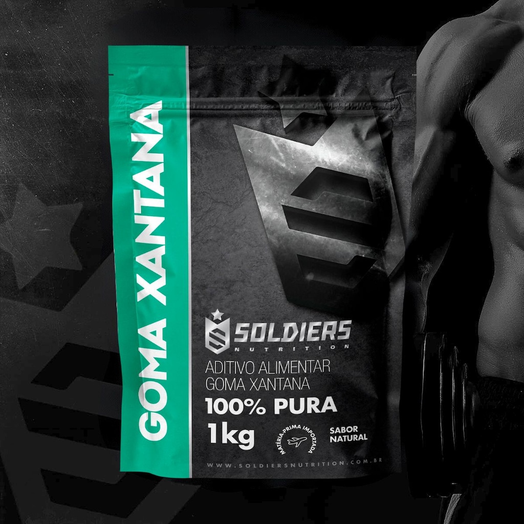 Imagem 3 do produto Goma Xantana - 100% Puro Importado - Soldiers Nutrition Tamanho: 1kg