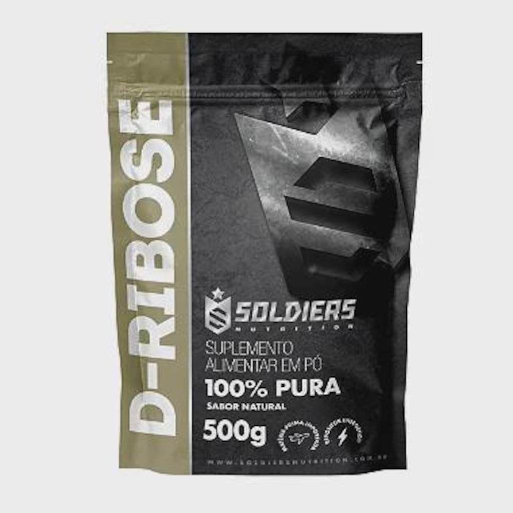 Imagem 4 do produto D-Ribose 500g - 100% Pura Importada - Soldier Nutritions