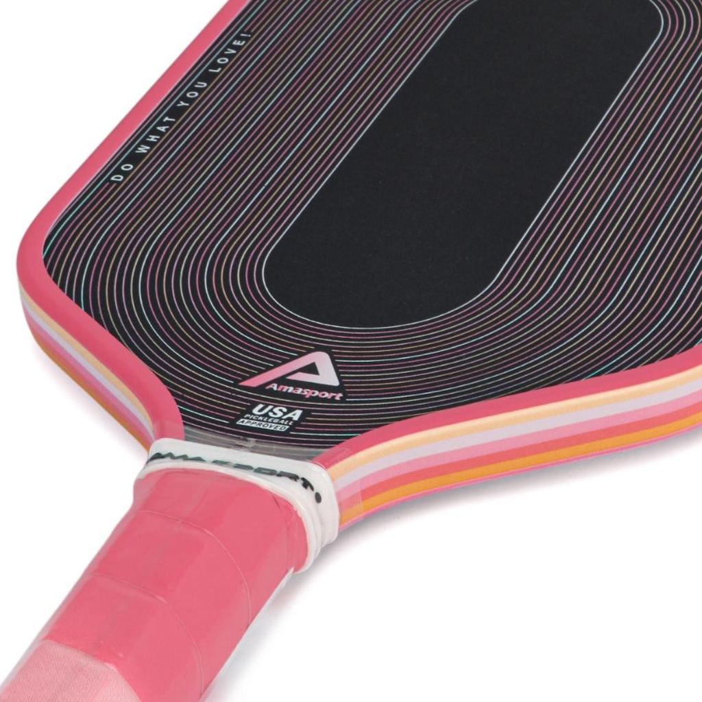 Imagem 2 do produto Raquete Unissex De Pickleball Ama Sport NXT II Vortex Rosa