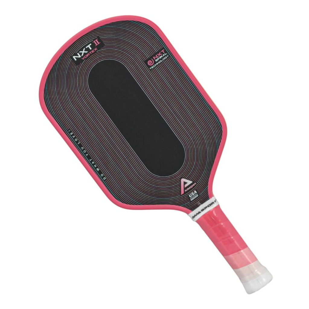Imagem 3 do produto Raquete Unissex De Pickleball Ama Sport NXT II Vortex Rosa