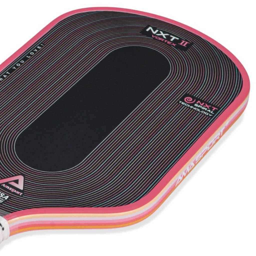 Imagem 4 do produto Raquete Unissex De Pickleball Ama Sport NXT II Vortex Rosa