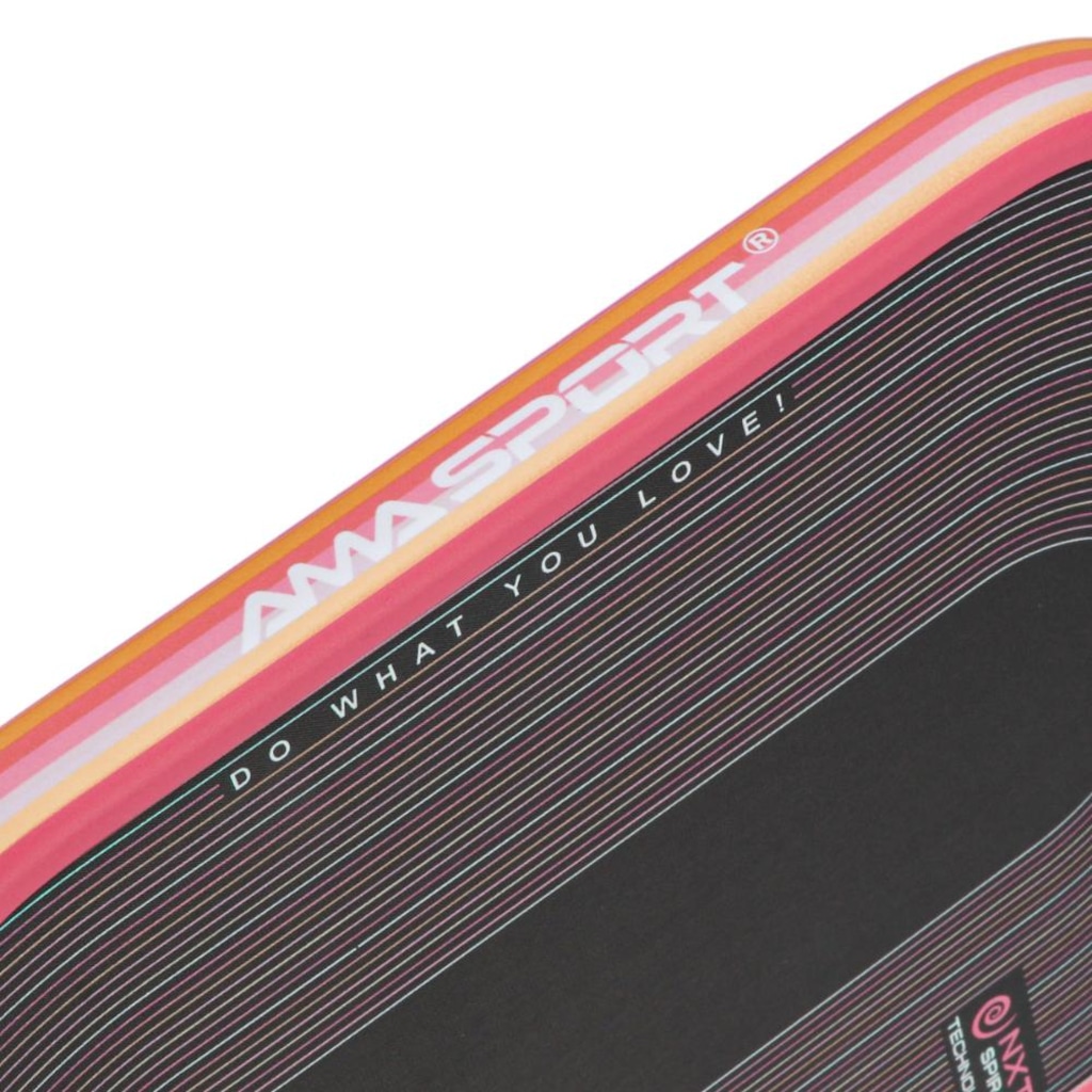 Imagem 5 do produto Raquete Unissex De Pickleball Ama Sport NXT II Vortex Rosa