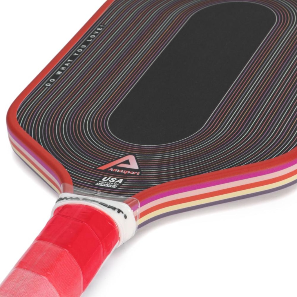 Imagem 4 do produto Raquete Unissex De Pickleball Ama Sport NXT II Vortex Vermelha