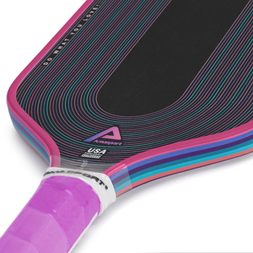 Imagem 5 do produto Raquete Unissex De Pickleball Ama Sport NXT II Vortex Roxo