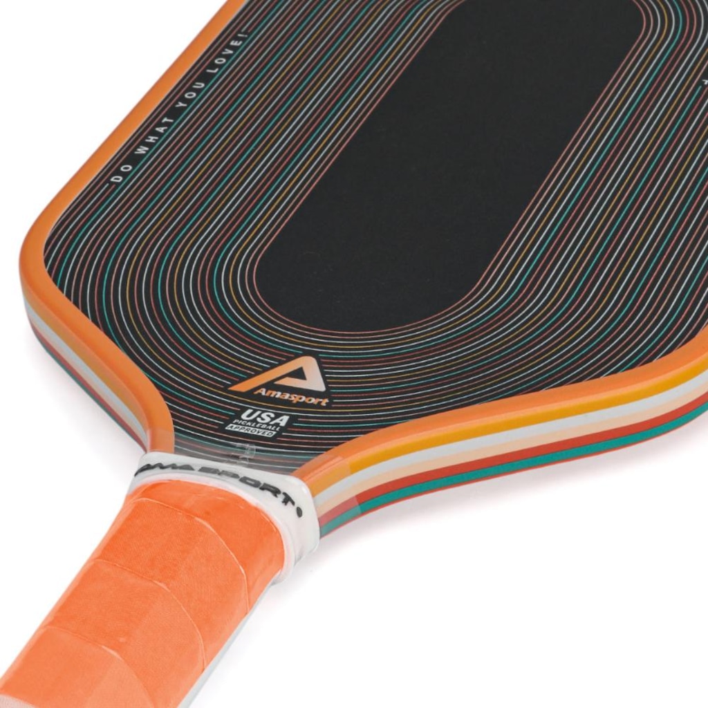 Imagem 5 do produto Raquete Unissex De Pickleball Ama Sport NXT II Vortex Laranja