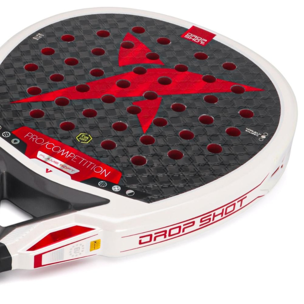 Imagem 3 do produto Raquete Unissex De Padel Drop Shot Flame Soft