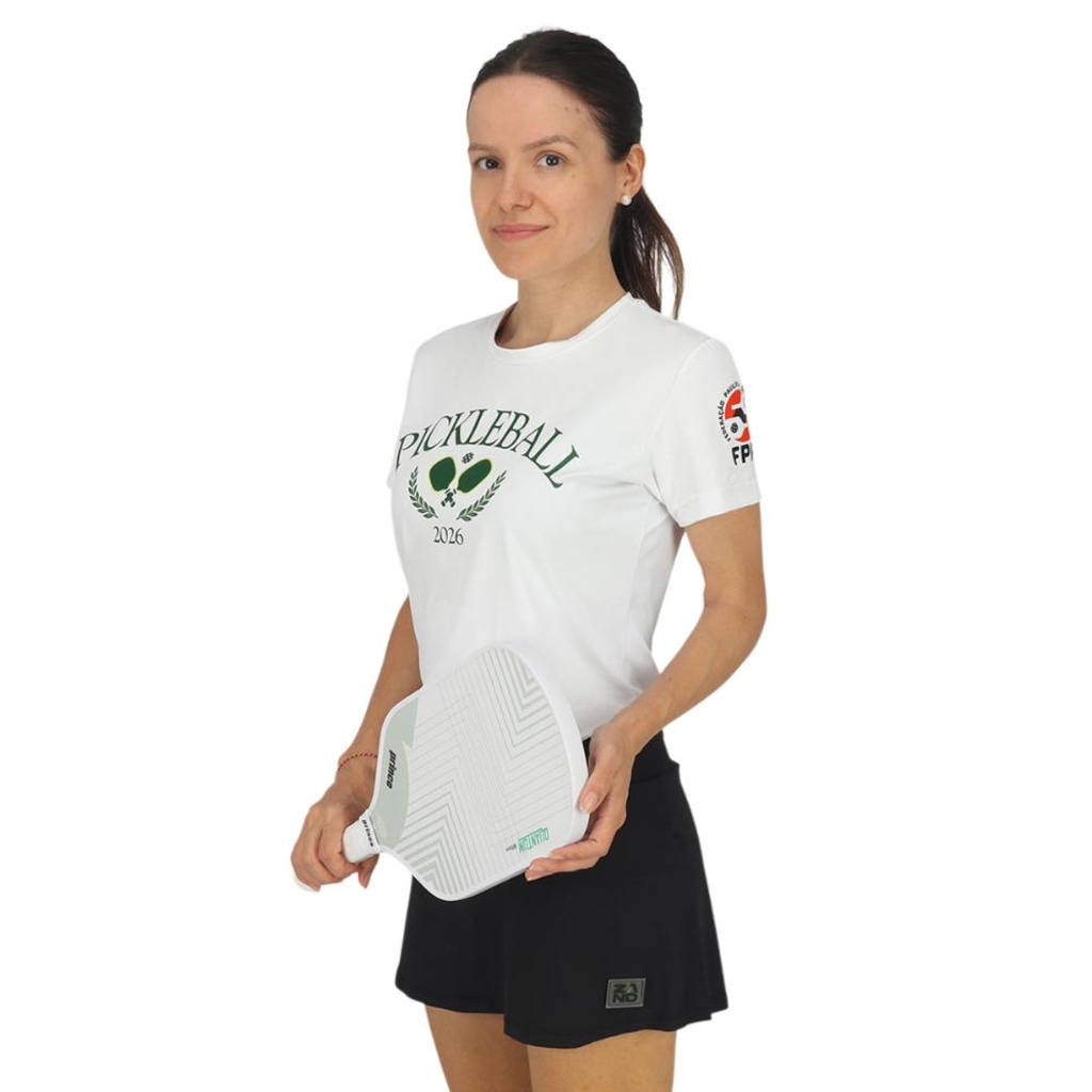 Imagem 4 do produto Camiseta Feminino Pró Spin Pickleball 2026 Branca