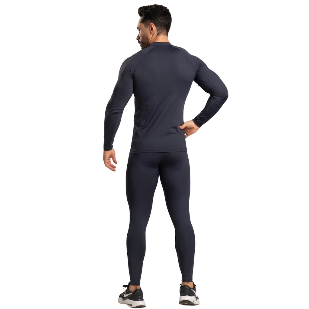 Imagem 3 do produto Conjunto Fitness Térmico Blusa e Calça Vekyo Masculino