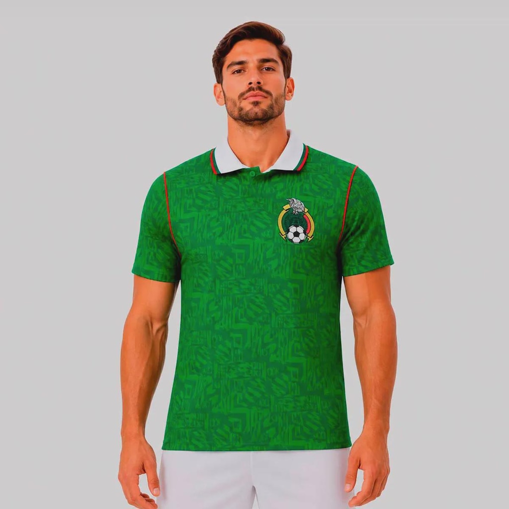 Imagem 1 do produto Camisa México Retrô 1994 Dry Masculina