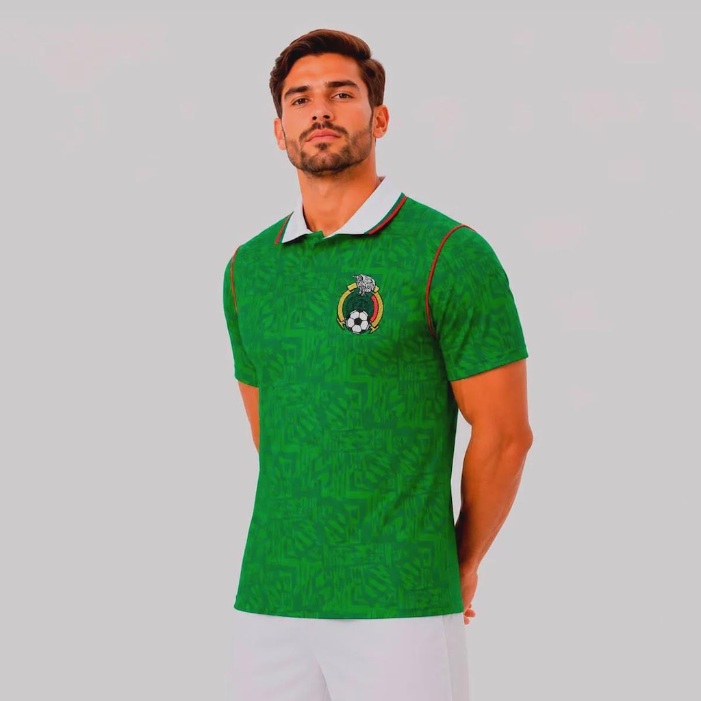 Imagem 3 do produto Camisa México Retrô 1994 Dry Masculina