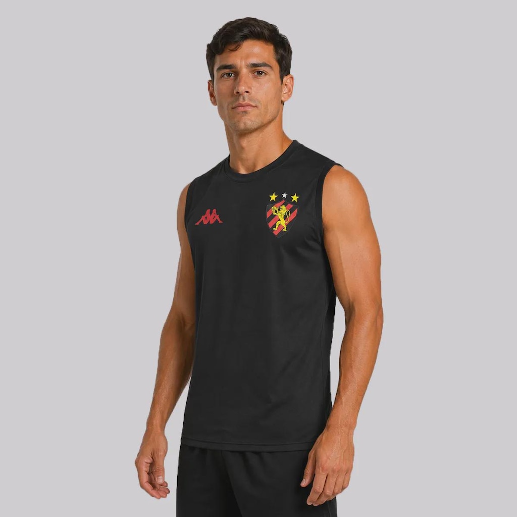 Imagem 2 do produto Camiseta Regata Kappa Sport Recife Supporter Essence 2026 Masculina