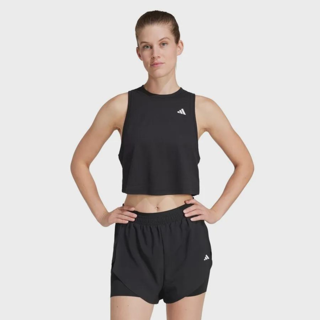 Imagem 1 do produto Camiseta Regata Feminina adidas Boxy Treino Train Essentials