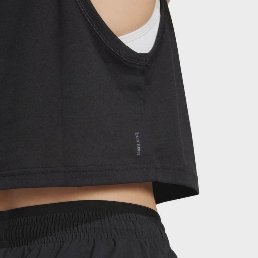 Imagem 4 do produto Camiseta Regata Feminina adidas Boxy Treino Train Essentials