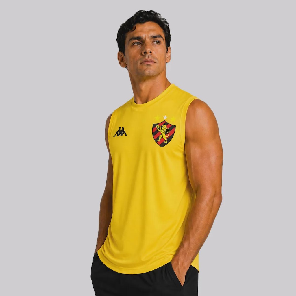 Imagem 2 do produto Camiseta Regata do Sport Recife Kappa Supporter Essence 2026 Masculina