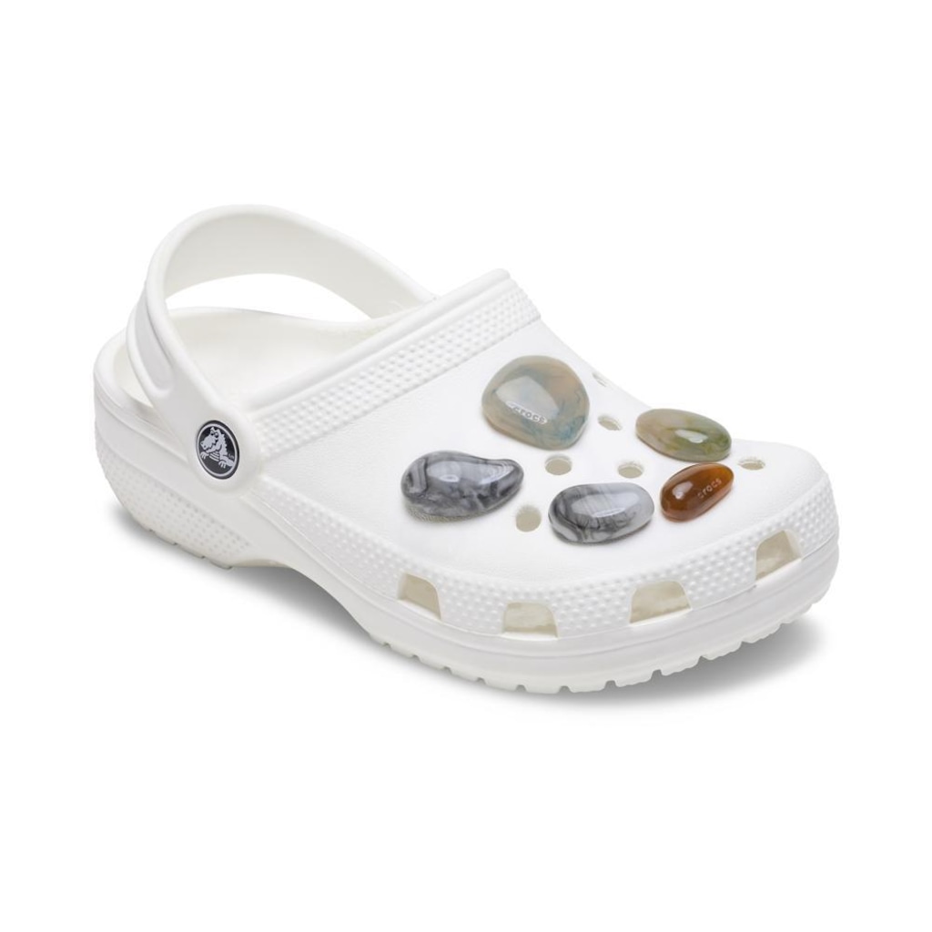 Imagem 3 do produto Jibbitz™ Crocs Pedras de Rio Pack com 5 Peças Único - Unissex