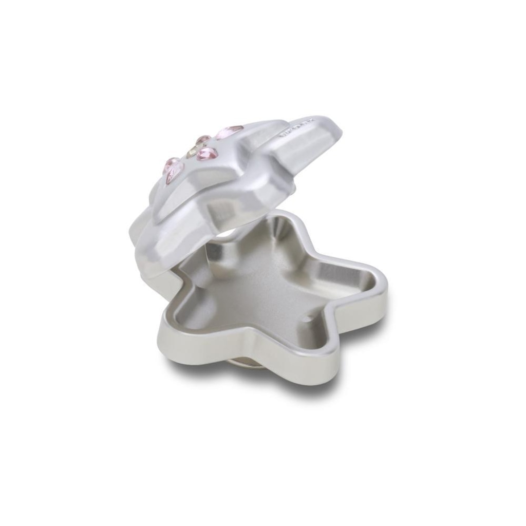 Imagem 2 do produto Jibbitz™ Crocs Medalhão Estrela de Prata Único - Unissex