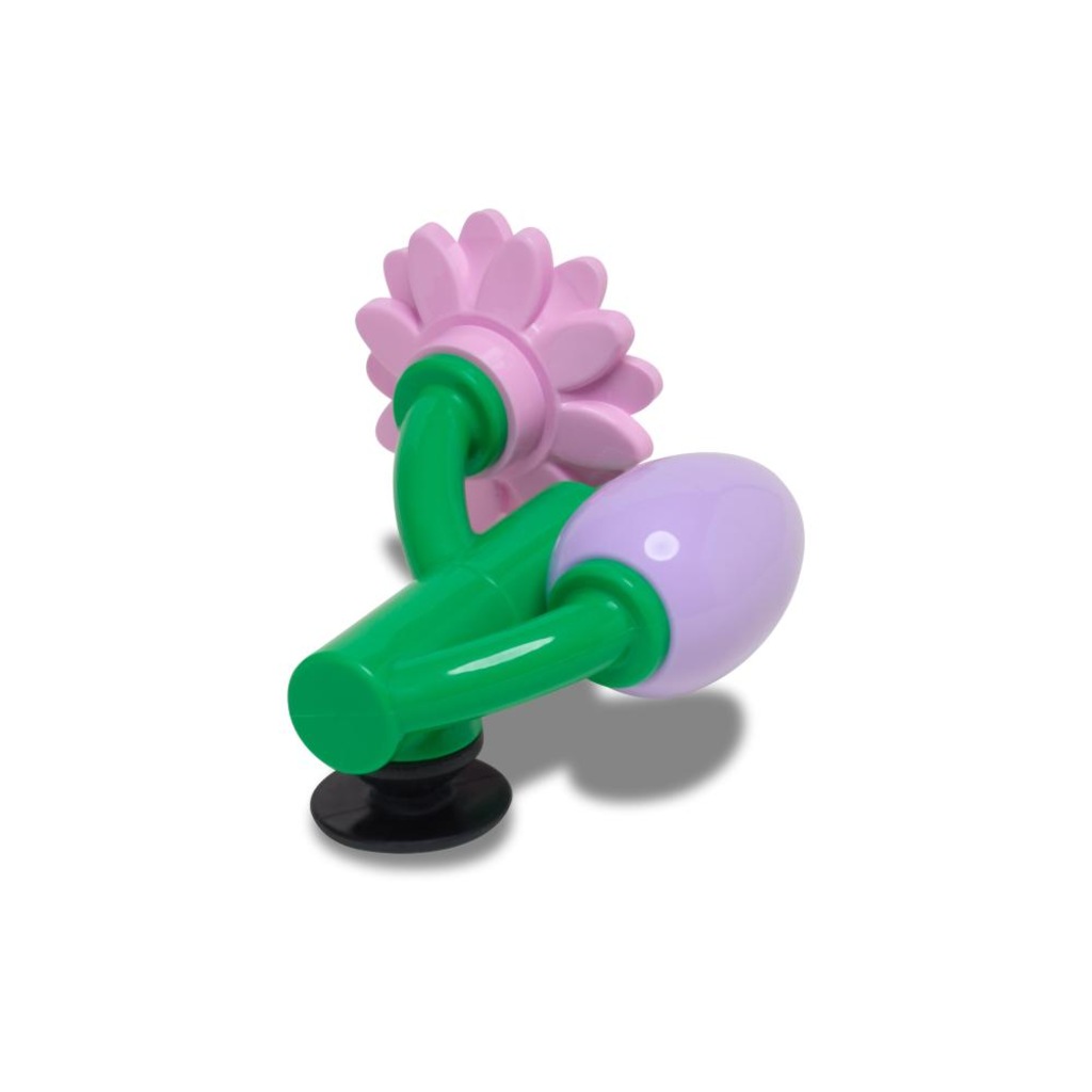 Imagem 2 do produto Jibbitz™ Crocs Lego Flor Broto Roxa Único - Unissex