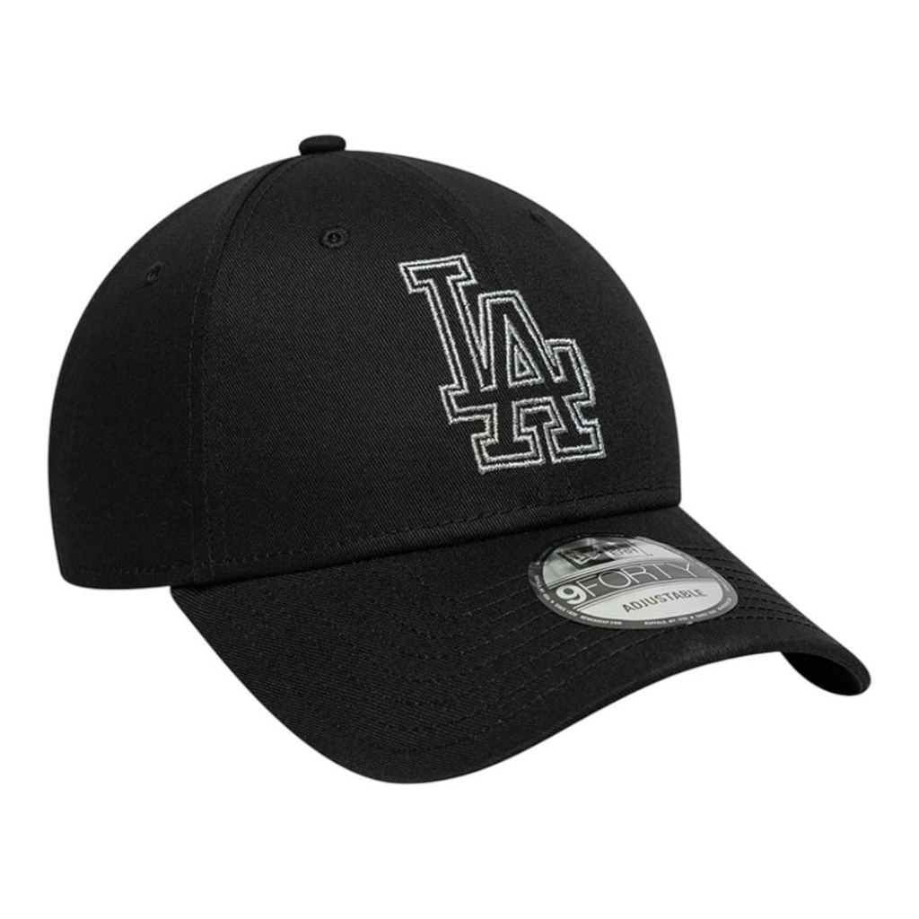 Imagem 3 do produto Boné Adulto New Era Metallic Outline 940 Los Angeles Dodgers Aba Curva