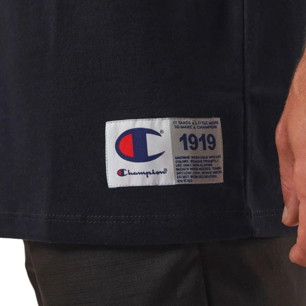 Imagem 4 do produto Camiseta Champion Logo C Bordado Masculina