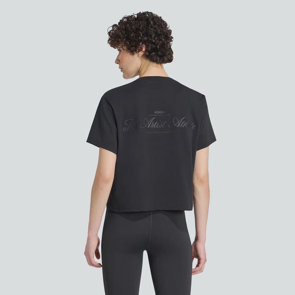Imagem 2 do produto Camiseta Cropped adidas Gráfica Motion Feminina