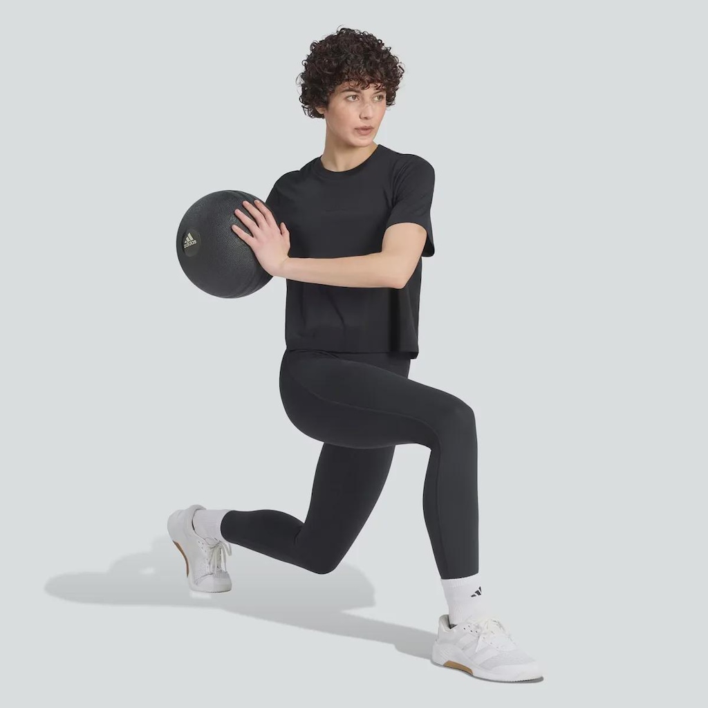 Imagem 3 do produto Camiseta Cropped adidas Gráfica Motion Feminina