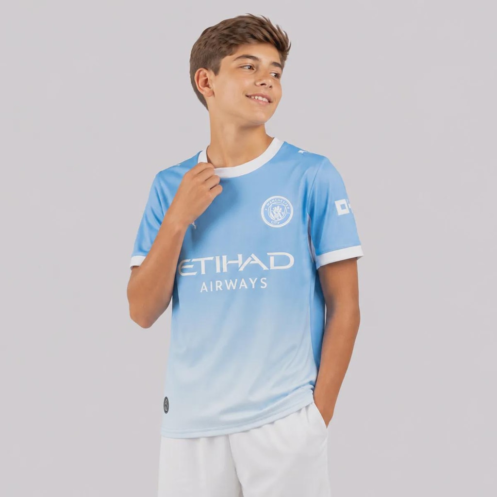 Imagem 3 do produto Camisa do Manchester City I 26/27 Puma Infantil