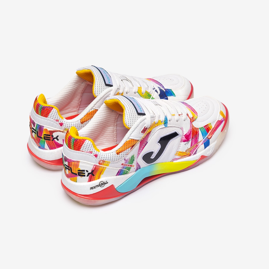 Imagem 4 do produto Chuteira de Futsal Adulto Joma Top Flex Plus Graffiti