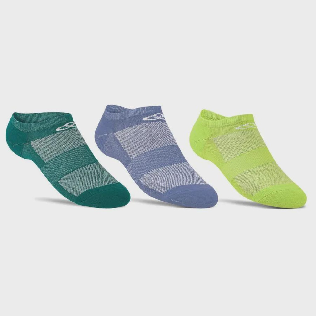 Imagem 5 do produto Kit Meias Cano Invisível Olympikus Neon com 3 Pares - 39-44 - Adulto