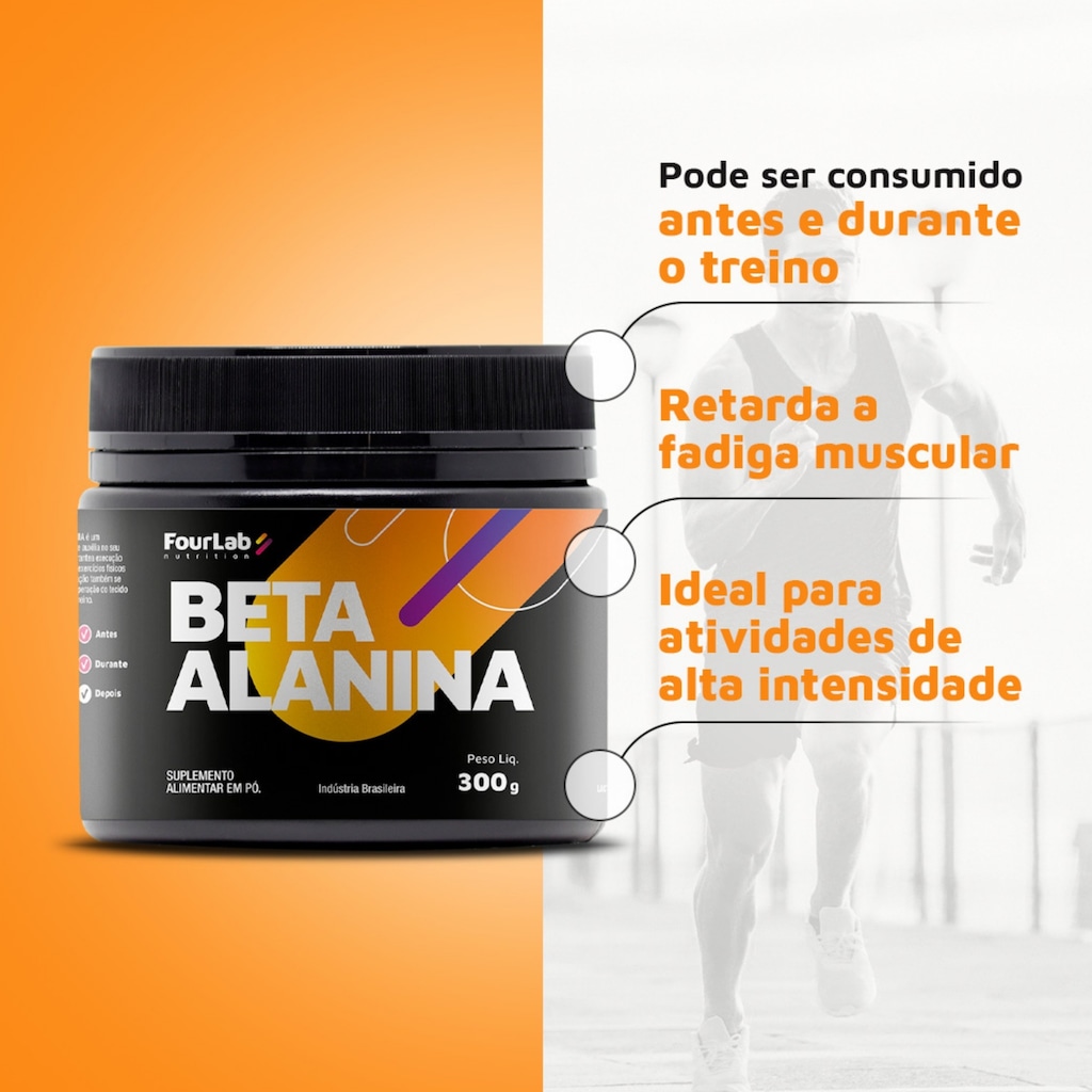 Imagem 3 do produto Beta Alanina FourLab 300g
