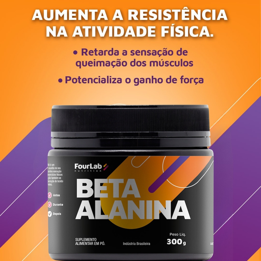 Imagem 4 do produto Beta Alanina FourLab 300g