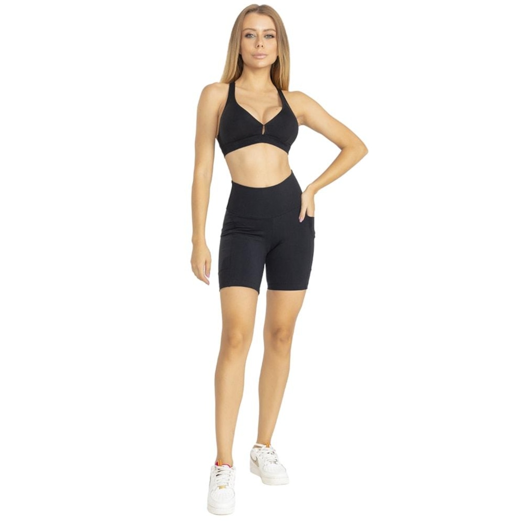 Imagem 3 do produto Shorts Trinys Essential A-729 Com Bolso Feminino